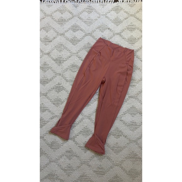 Gymshark Training Cropped Leggings High Waisted Cutout Ankle Athletic Activewear - Picture 1 of 6